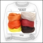 Preview: 900g Shetland Faserpaket, Herbststimmung - Pulli - Cardigan etc.