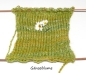 Preview: NEU Merino/Seide, Gänseblume - Grün Weiss Gelb