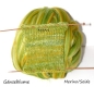 Preview: NEU Merino/Seide, Gänseblume - Grün Weiss Gelb