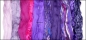 Preview: Faserpaket " Lila Purple " FARBVERLAUF Kardieren MISCHEN ArtYarn etc. 