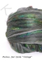 Preview: NEU Recycelte Merino Wolle & Sari Seide, Vintage Grün