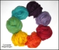 Preview: 350g Faserpaket Corriedale Kardenband, Regenbogen