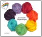 Preview: 350g Faserpaket Corriedale Kardenband, Regenbogen