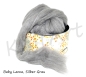 Preview: Baby Lama, Silber Grau meliert