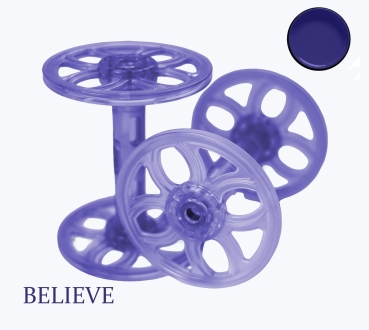 Preview: NEU Majacraft Spule, Sonderedition " Believe " Lila frosted