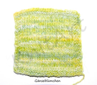 Merino Color, Gänseblümchen Grün Weiss Gelb