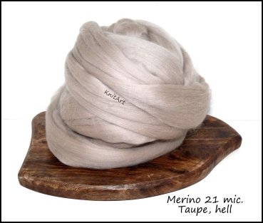 Merino 21 mic., Taupe hell