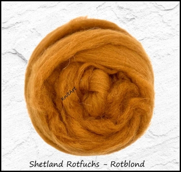 Shetland, Rotfuchs - Rotblond