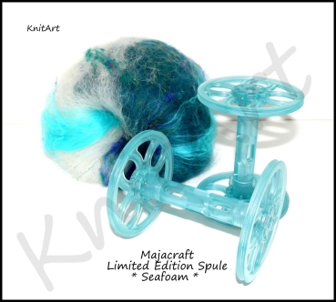 NEU Majacraft Limited Edition Spule * Seafoam * gefrostet grün blau