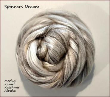 Edelfaser Spinners Dream, Merino Kamel Kaschmir Alpaka