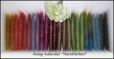 Rolag Adventskalender * Herbstfarben *