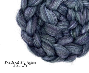 Shetland Bio Nylon, Blau Lila