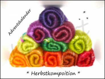 Preview: Adventskalender * Herbstkomposition * - auch Farbverlauf