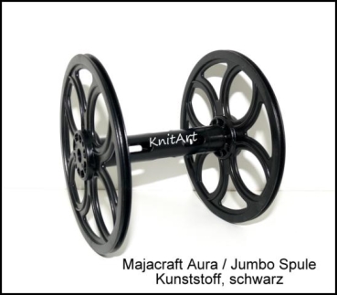 Majacraft Aura Hybrid Flyer Kit mit Jumbo Kunststoffspule, schwarz