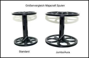 Majacraft Jumbo / Aura Spule, Kunststoff schwarz