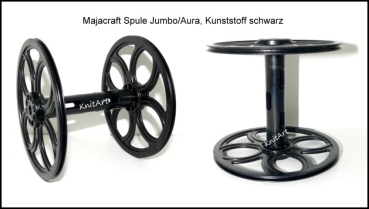 Majacraft Jumbo / Aura Spule, Kunststoff schwarz