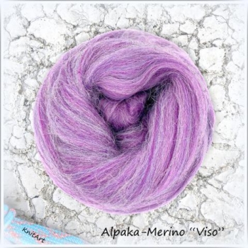 Alpaka-Merino "Viso" Purple Lila Flieder