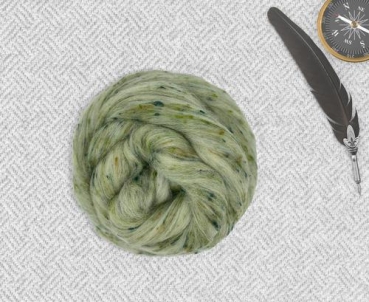 Merino Tweed, Heritage Highlands Grün
