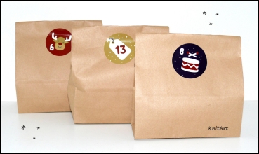 480g Kammzug Adventskalender * Farbpalette