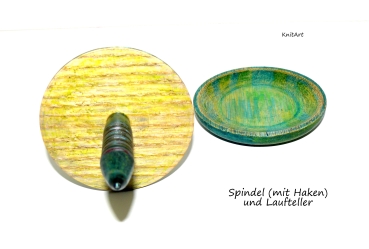 Fußspindel u./o. Supported Spindel, Laufteller & Batt - Geschenke Set