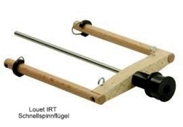 Louet IrT High speed Flyer / SCHNELLSPINNFLÜGEL + Lace Schnellspinnspule mit dickem Kern IrT