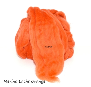 Merino Uni, Lachs Orange - statt 4,77 €