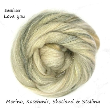 Edelfaser LOVE YOU Merino - Kaschmir - Stellina - Shetland