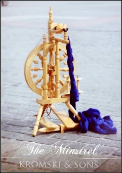 Kromski Spinnrad Minstrel, klarlackiert 1- und 2-fädig