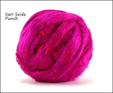 Sari Seide im Band, Punch - Pink Rosa