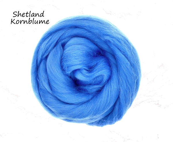 Shetland, Kornblumen Blau