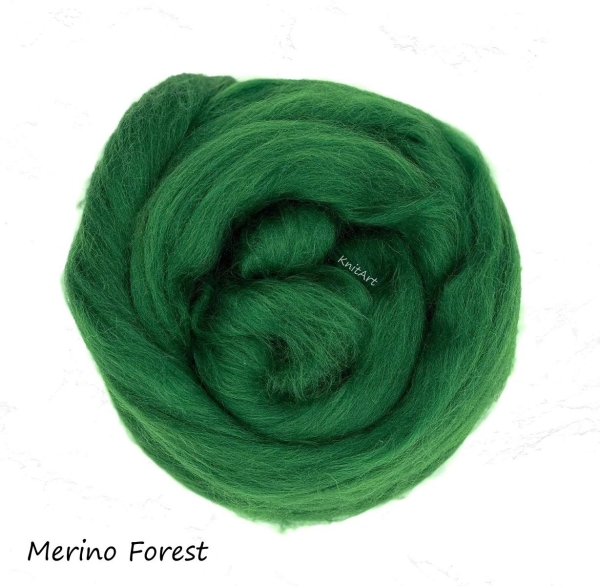 Merino Uni, Forest Grün