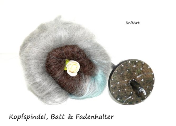 NEU Kopfspindel * Freddy * & Batt & Fadenhalter, schön verpackt