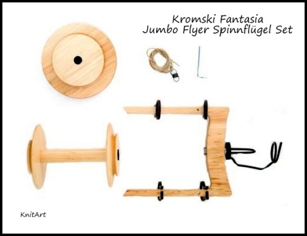 Kromski Spinnrad Fantasia, klarlackiert