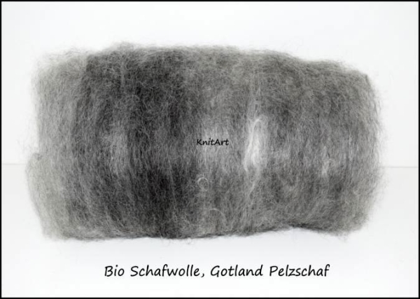 Bio Schafwolle, Gotland Pelzschaf