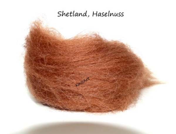 Shetland, Haselnuss braun