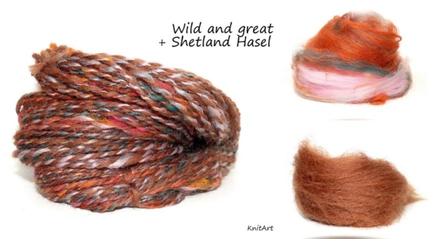Shetland, Haselnuss braun