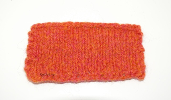 Corriedale Kardenband Pfirsich Orange, Fair Isle