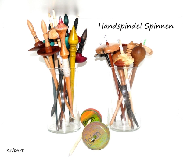 Anfänger Spinnkurs Handspindel Spinnen inkl. Handspindel & Fasern