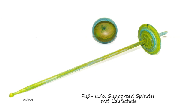 Fußspindel u./o. Supported Spindel 23g mit Laufschale und Batt