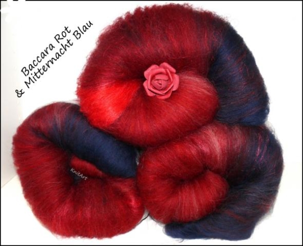 Handkardierte Batts * Baccara & Mitternacht *