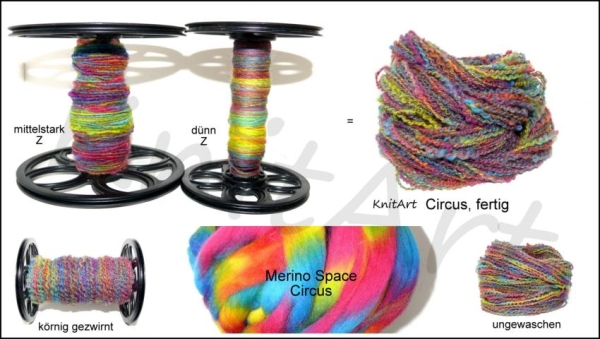 Merino Space, Circus, Bunt Fotos