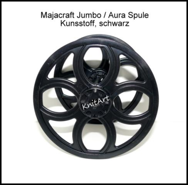 Majacraft Jumbo / Aura Spule, Kunststoff schwarz