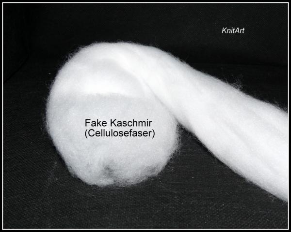 Fake Kaschmir, Cellulosefaser weiss