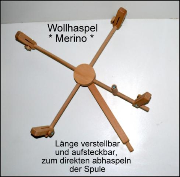 Modifiziertes, neuwertiges Reise Spinnrad * Merino * mit Doppel-Wipp-Tritt plus Haspel, Zunächst RESERVIERT f. Fr. Weiß