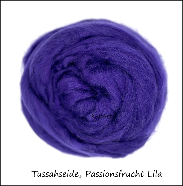 Tussahseide, Passionsfrucht Lila