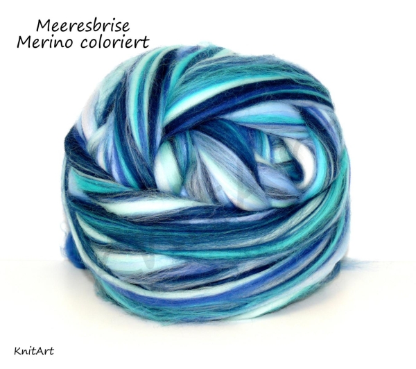 Meeresbrise, Blau coloriert