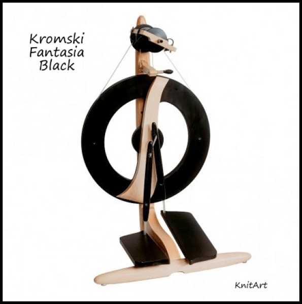 Spinnrad Kromski Fantasia, schwarz