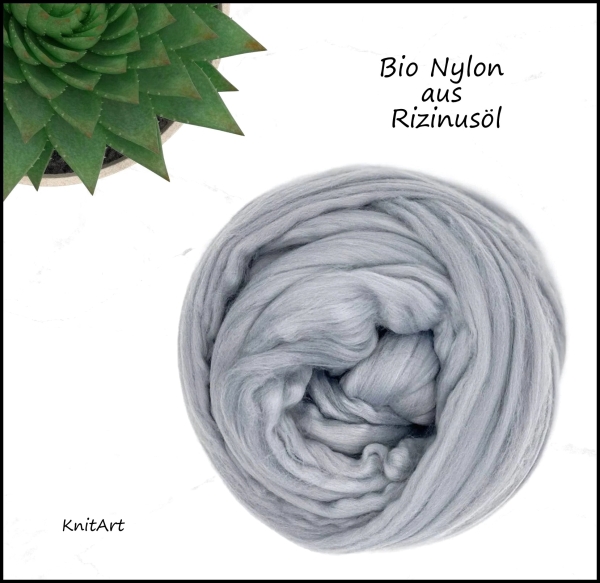 Bio Nylon aus Rizinusöl, Stahlgrau