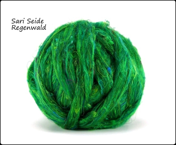 Sari Seide im Band, Regenwald Grün